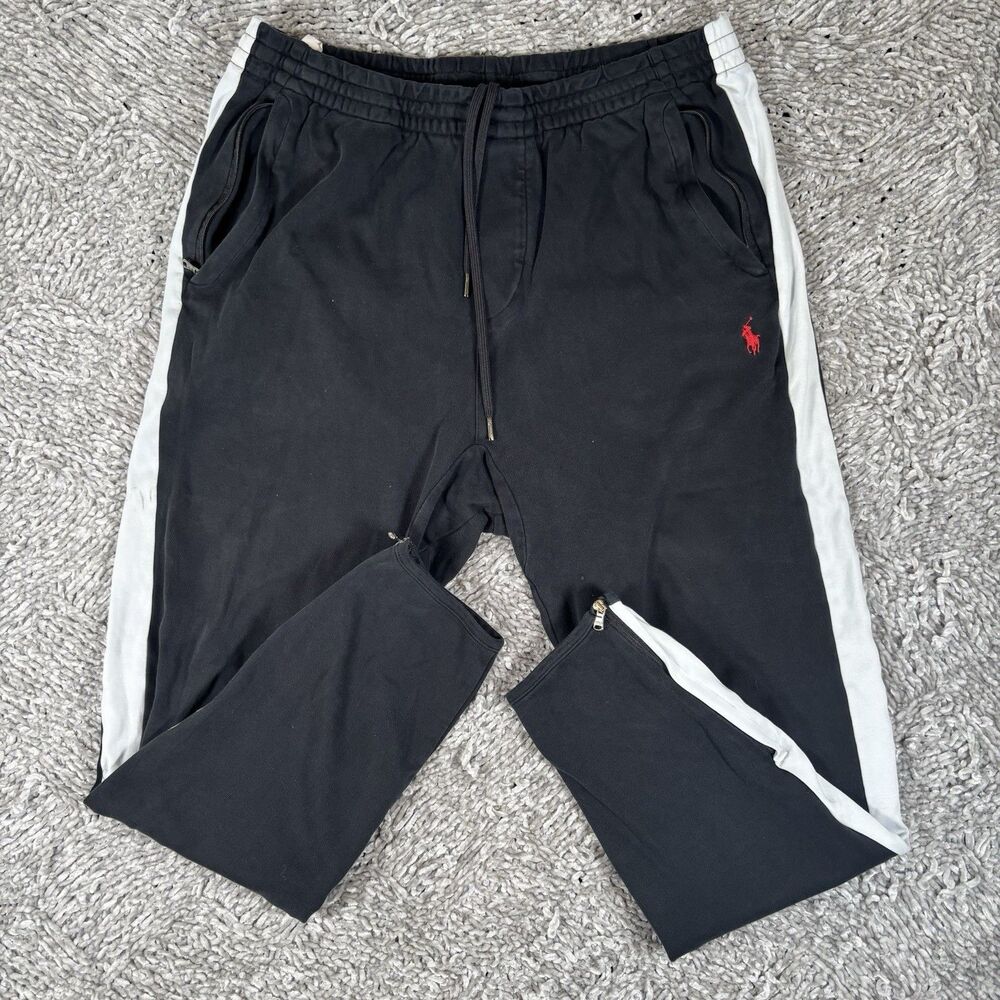 Polo Ralph Lauren Performance Joggers Mens Black Activewear Stretch Training